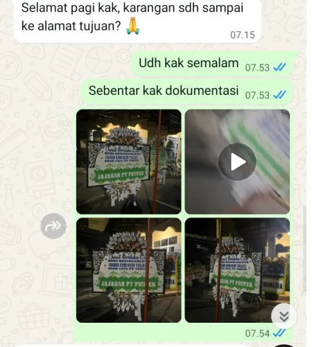 Pengiriman Papan Bunga Selamat Abiansemal